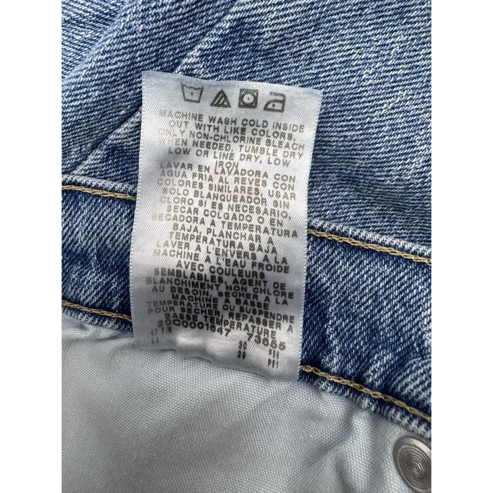 Wrangler Aunthentic Men's 42X29 Relaxed Fit Flex Denim Blue Jeans Stretch
